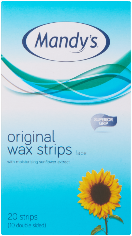 MANDYS ORIG WAX STRIP FACE 20