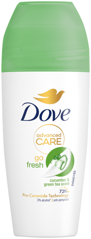 DOVE R/ON L CUCUMG/TEA 50ML