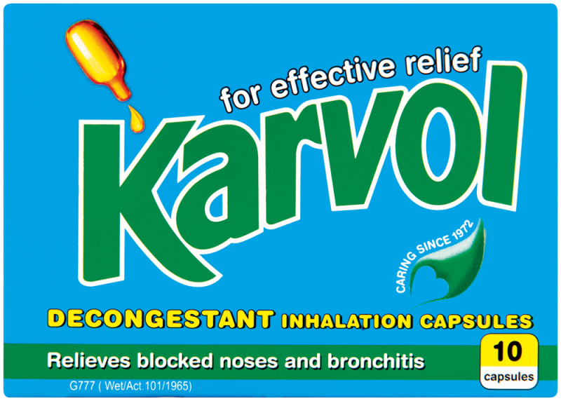 KARVOL INHALANT CAP 10