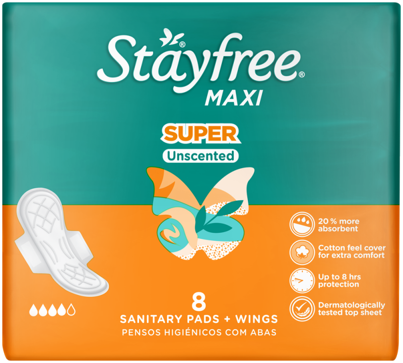 STAYFREE MAXI SUP WING UNSC 8