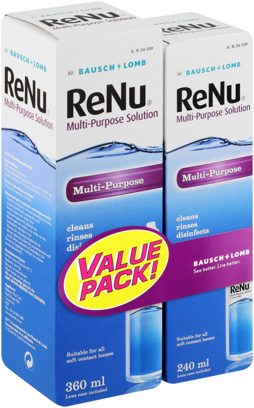 RENU M/PURP 360ML+240ML SENSIT