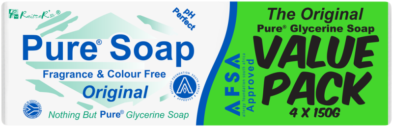 REITZER PURE SOAP 4X150G V/PAC