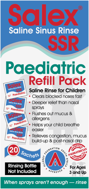 SALEX SSR PAED REFILL PACK 20X0.8G