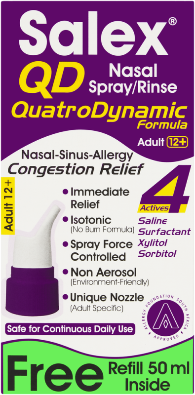 SALEX QD ADULT SPR50ML+REFIL50
