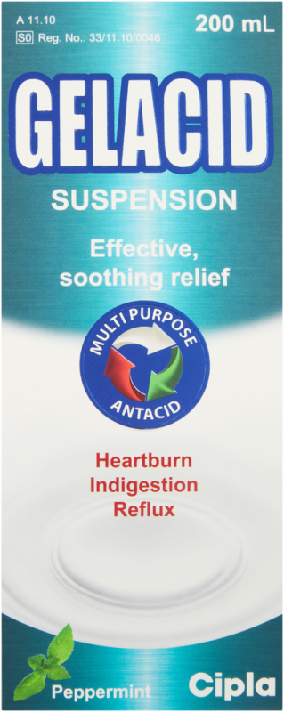 GELACID PEPPERMINT 200ML
