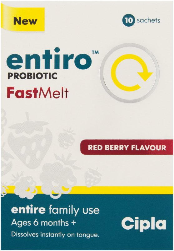 ENTIRO FAST MELT RED BERRY 10