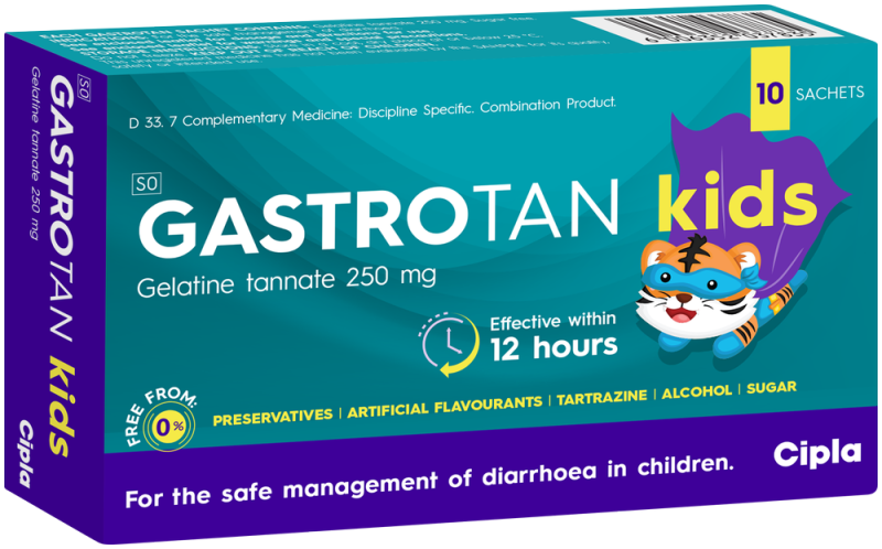 GASTROTAN 250MG KID SACH 10