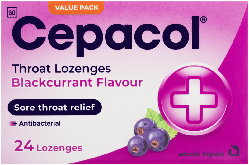 CEPACOL LOZ BLACK CURRENT 24