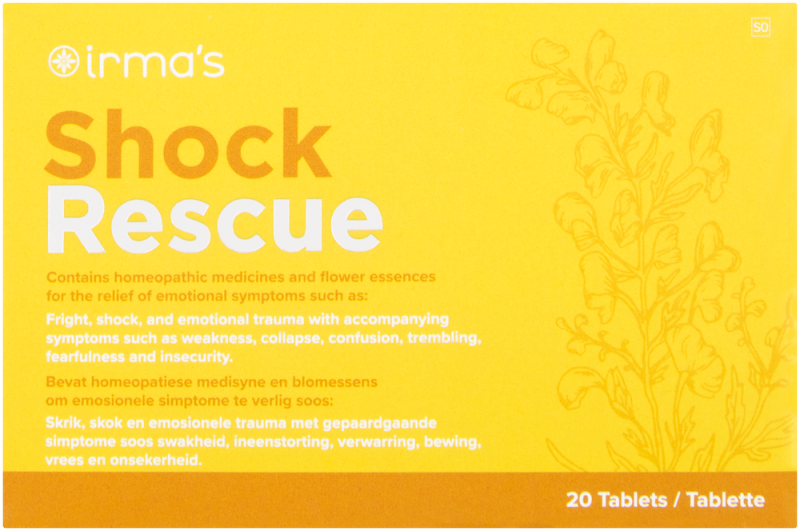 IRMAS SHOCK RESCUE TAB 20