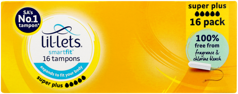 LILLETS TAMPONS SUPER PLUS 16'S
