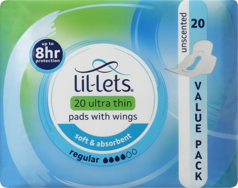 LILLETS ULT REG UNSCNT PAD 20