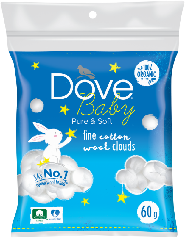 DOVE BABY COTTON CLOUDS 60G