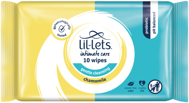 LILLETS FEM WIPE CHAMOMIL 1X10