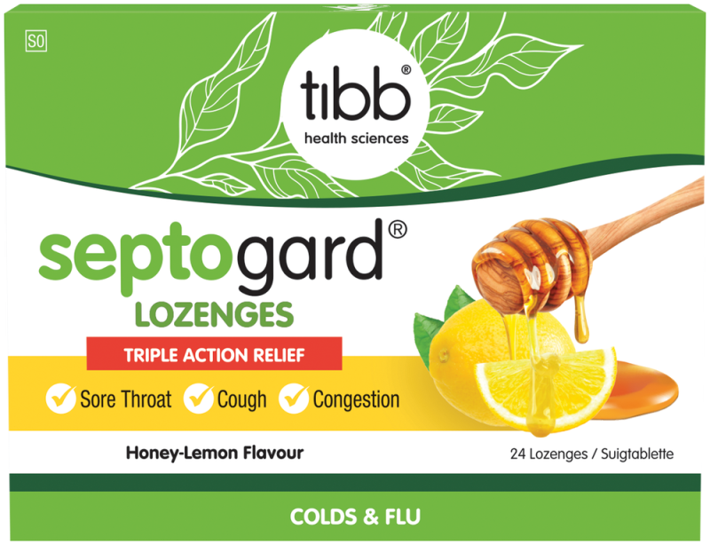 SEPTOGARD LOZ HONEY/LEMON 24 TIBB