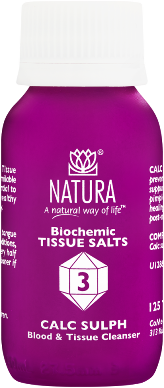 TISS SALT 03CALC SULPH 125 NATURA
