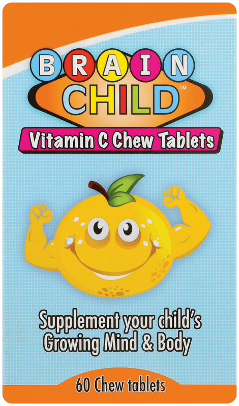 BRAINCHILD VIT C CHEW TAB 60