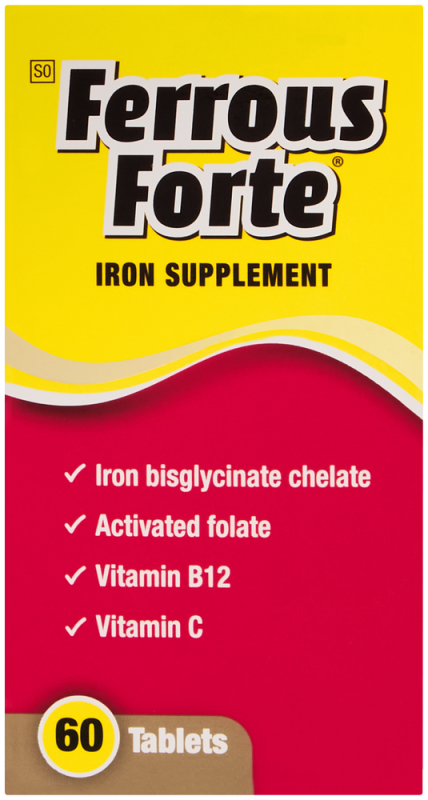 FERROUS FORTE TAB 60 IMPROVED