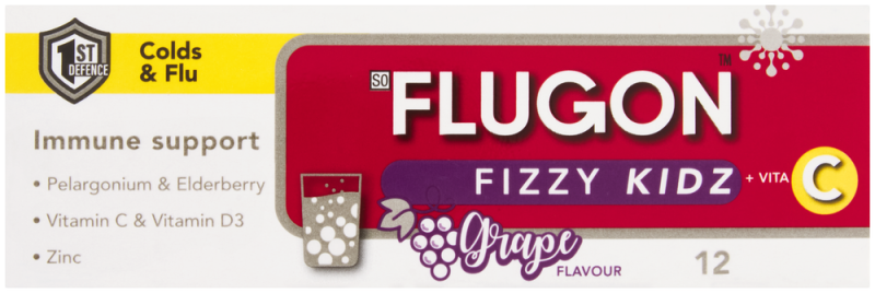FLUGON FIZZY KIDZ TUBE TAB 12