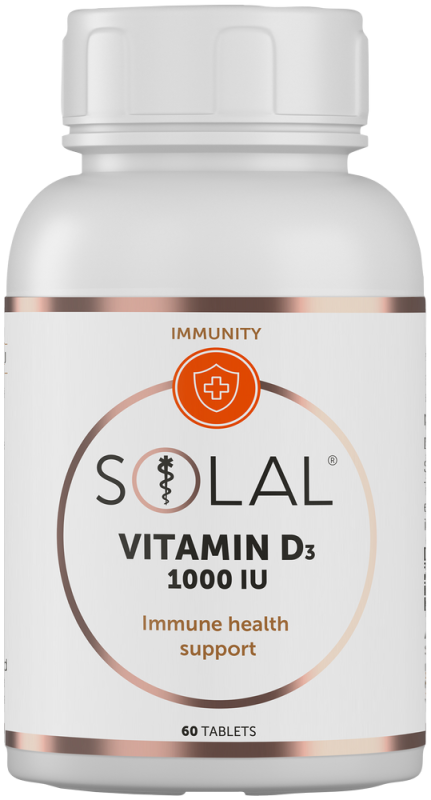 SOLAL VIT D3 1000IU 60
