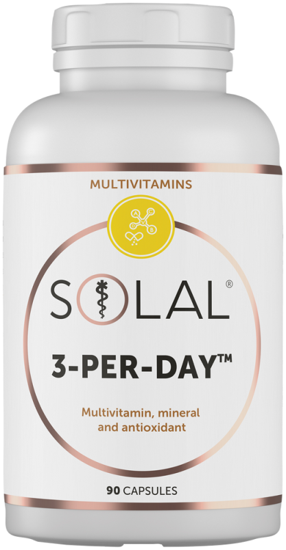 SOLAL 3 PER DAY M/VIT 90