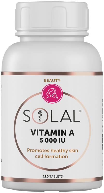 SOLAL VIT A 5000IU TAB 120
