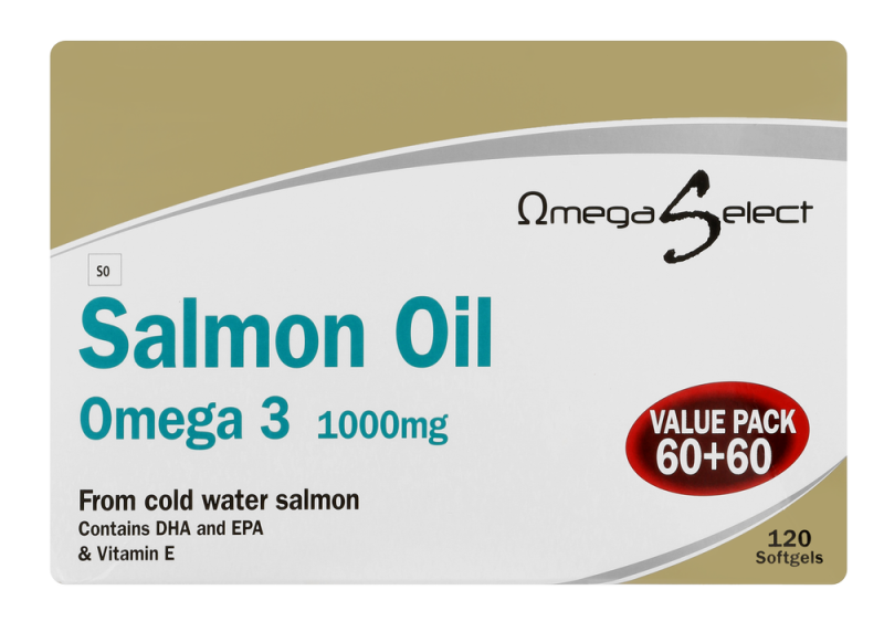 OMEGA SELECT SALMON 1000MG 120