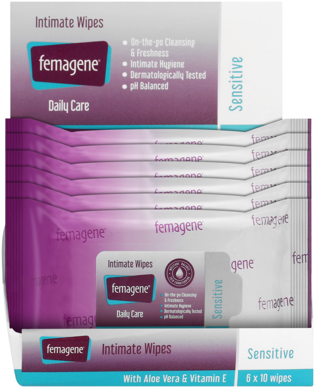 FEMAGENE WIPES 6X10