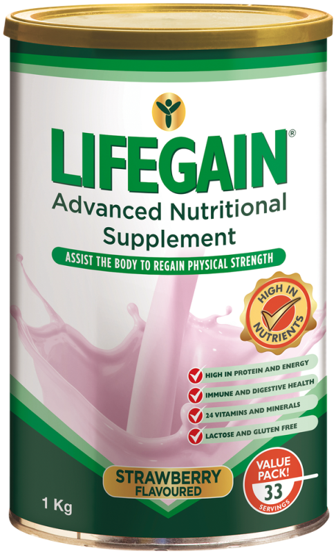 LIFEGAIN STRWB 1KG