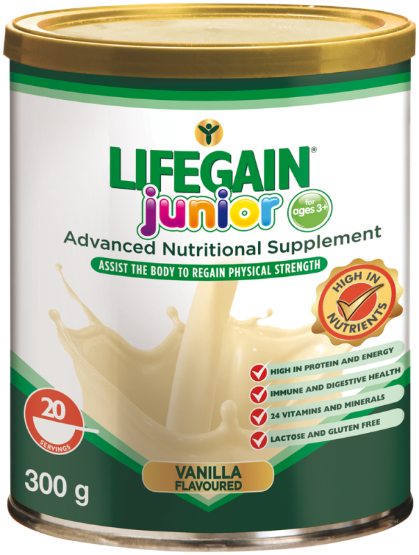LIFEGAIN JNR VANILLA 300G