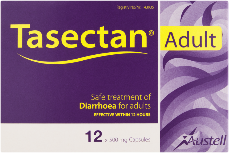 TASECTAN ADULT 500MG CAP 12