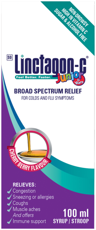 LINCTAGON C JNR COLDFLU 100ML