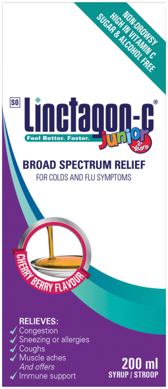 LINCTAGON C JNR COLDFLU 200ML