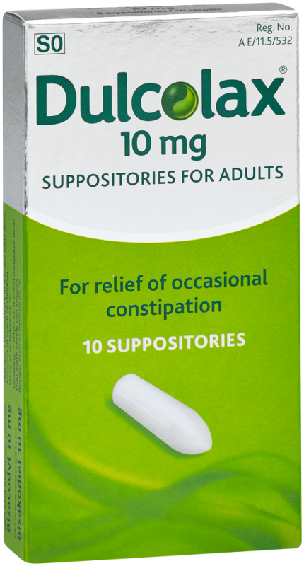 DULCOLAX ADULT SUPP 10MG 10