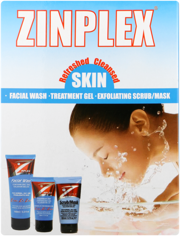 ZINPLEX COMBO WASH/GEL/SCRUB