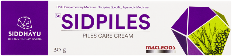 SIDDHAYU SIDPILES CREAM 30G