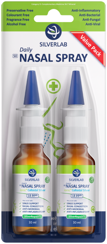 COLLOIDAL S/LAB NASAL SPRAY TWIN 2X30ML