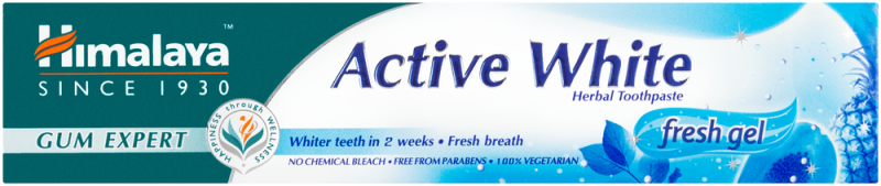 HIMALAYA T/P ACTIV/WHT/GEL75ML