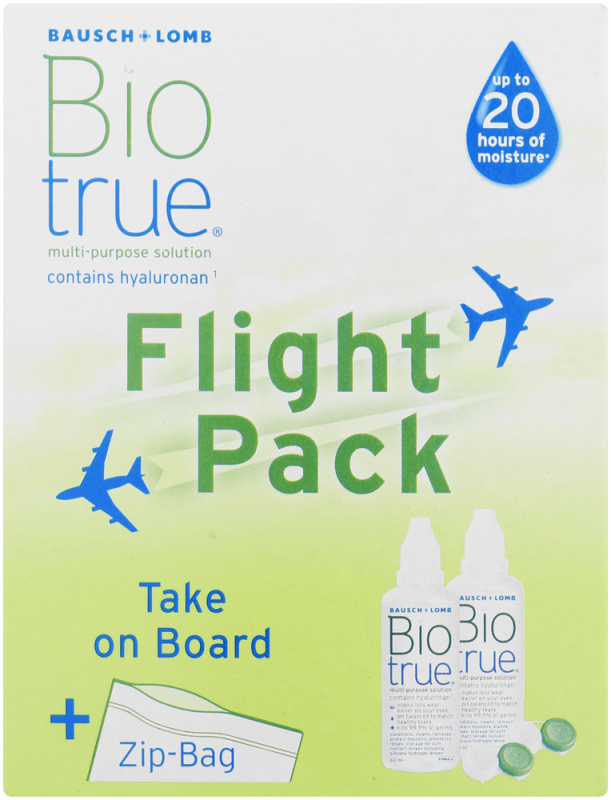BIOTRUE FLIGHT PACK 2X60ML