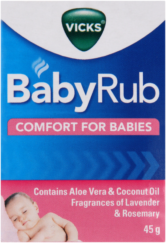 VICKS BABY RUB 45G NEW