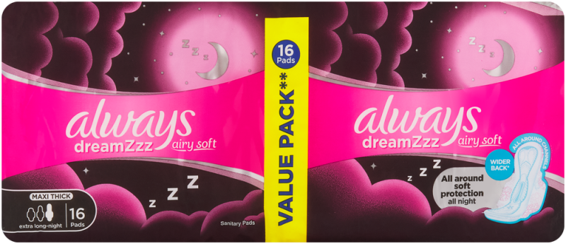ALWAYS MAXI COTTON XLONG 16NEW
