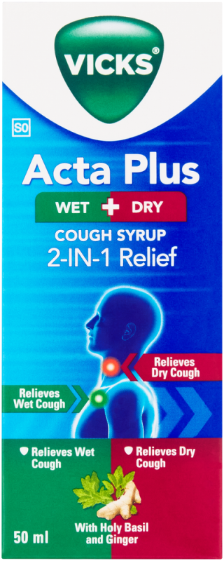 VICKS ACTAPLUS WETDRY 50ML