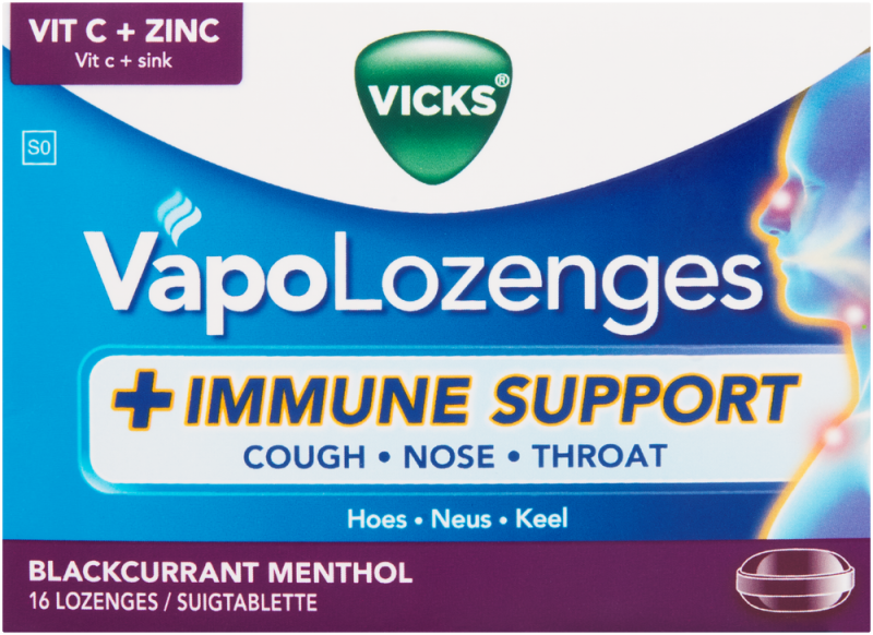VICKS VAPO LOZ IMMUNE BCUR 16