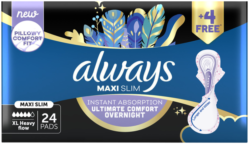 ALWAYS MAXI SLIM WING 24 ZOYA NEW
