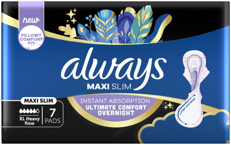 ALWAYS MAXI SLIM WING 7 ZOYA NEW