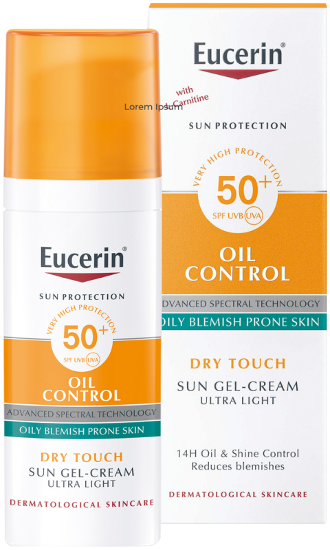 EUCERIN SUN O/CNTRL FACE SP50+