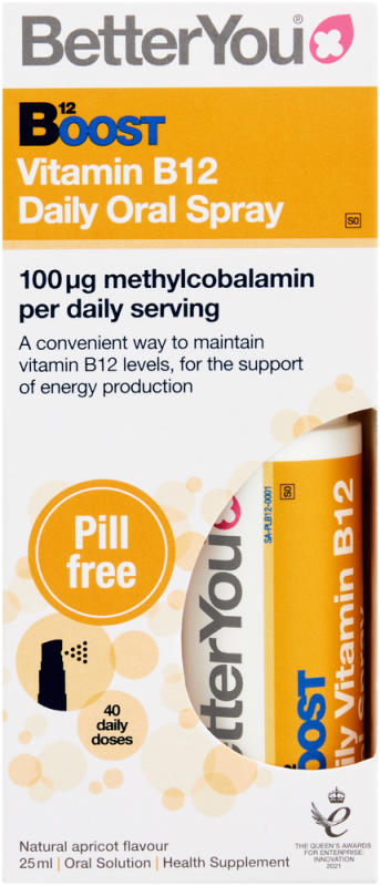 BETTERYOU VITB12 ORAL SPR 25ML
